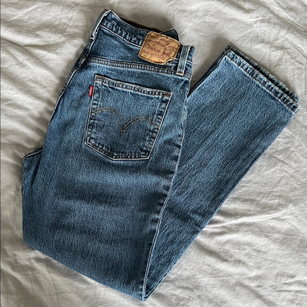 Levi Strauss 501 Classic Blue Denim Jeans 28 x 30